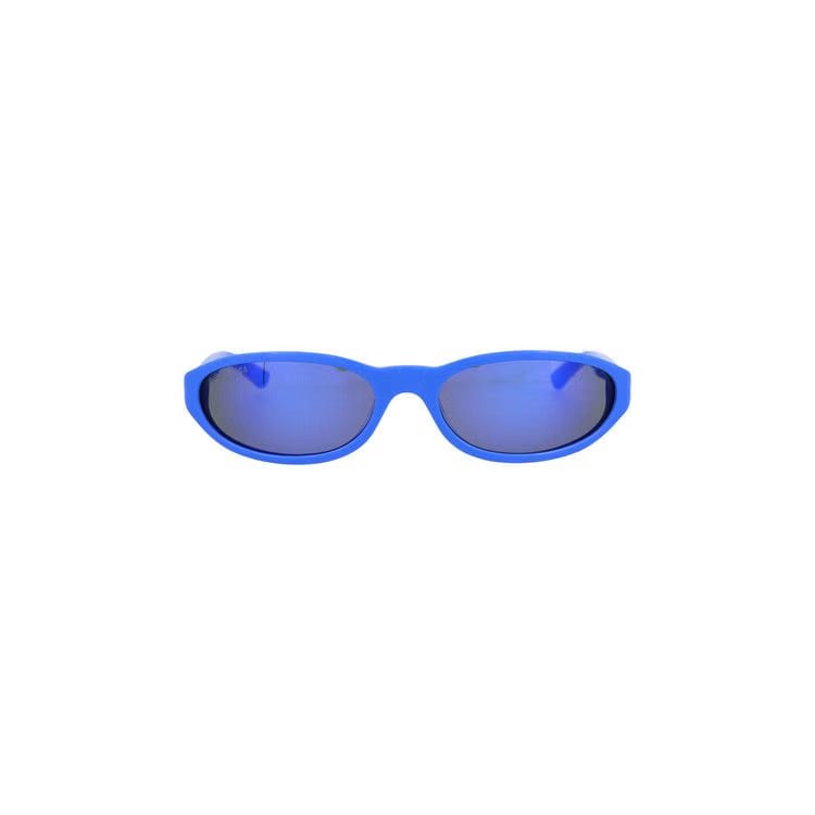 Balenciaga Round Frame Acetate Sunglasses Blue