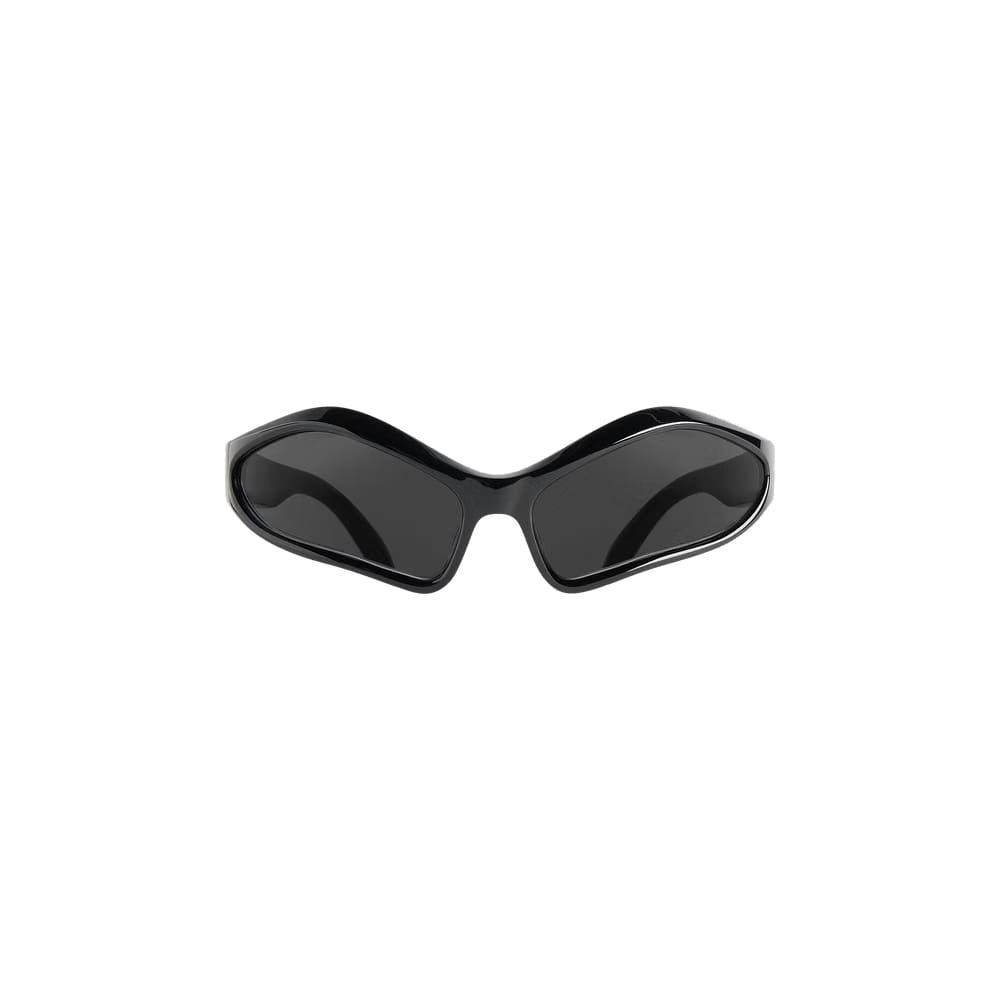 Balenciaga Fennec Oval Sunglasses Black