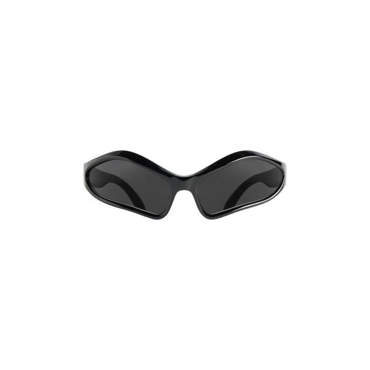 Balenciaga Fennec Oval Sunglasses Black