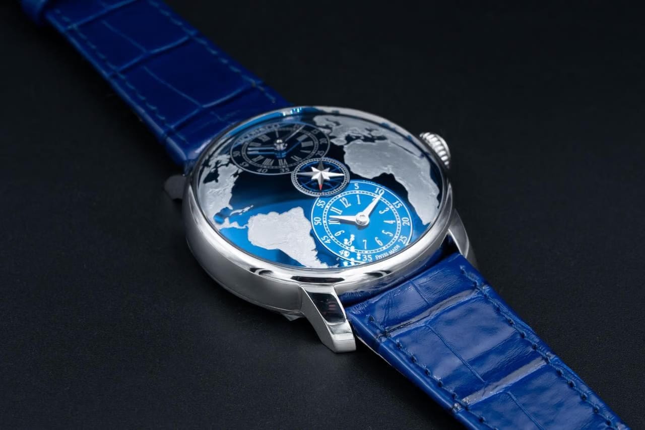 Jacob & Co.The World is Yours Dual Time Blue New 2025