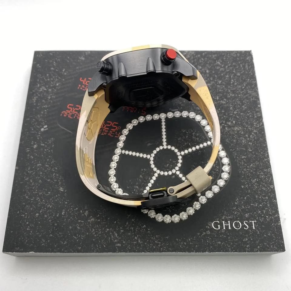 Jacob & Co.. Ghost Carbon Bezel Camouflage Quartz Mens Watch Gh100.11.Ns.Pc.Anq4 D