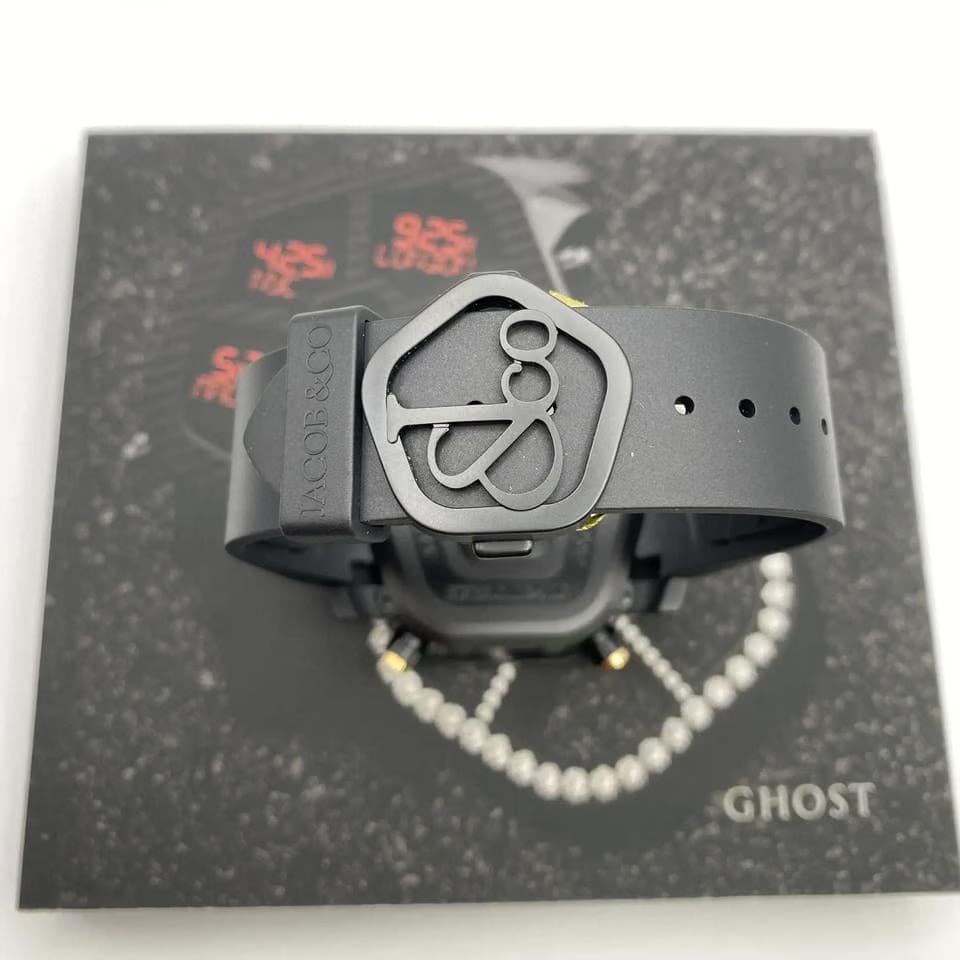 Jacob & Co.. Ghost Steel Black Pvd Quartz Mens Watch Gh100.14.Ns.Mr.Aha4 D