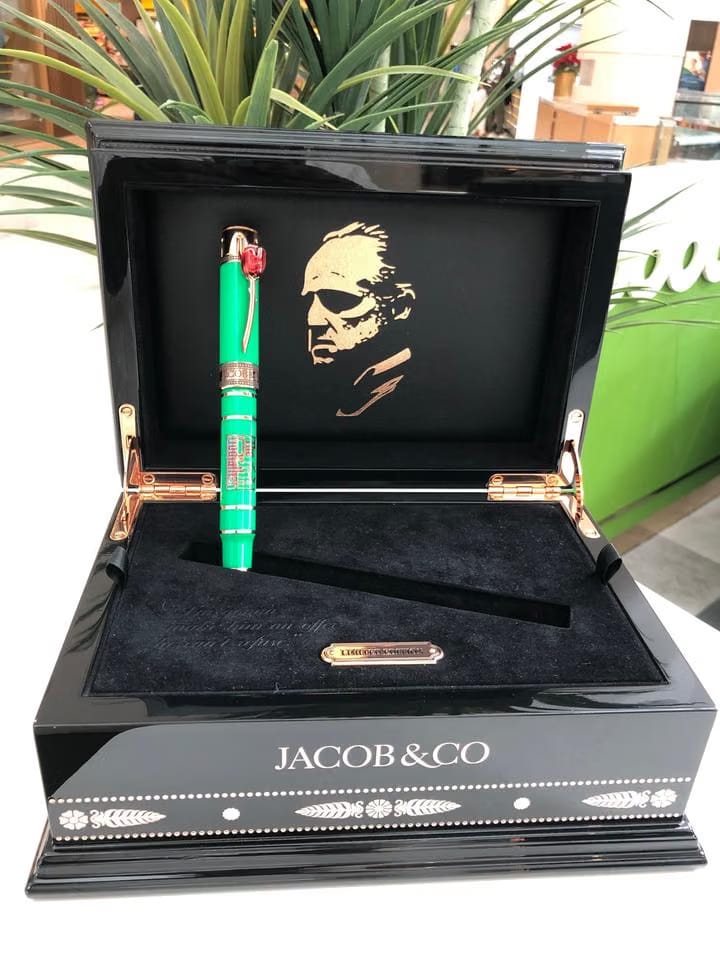Jacob & Co.“The Godfather” Pen Green Limited Edition of 499 Pieces Full set 2024