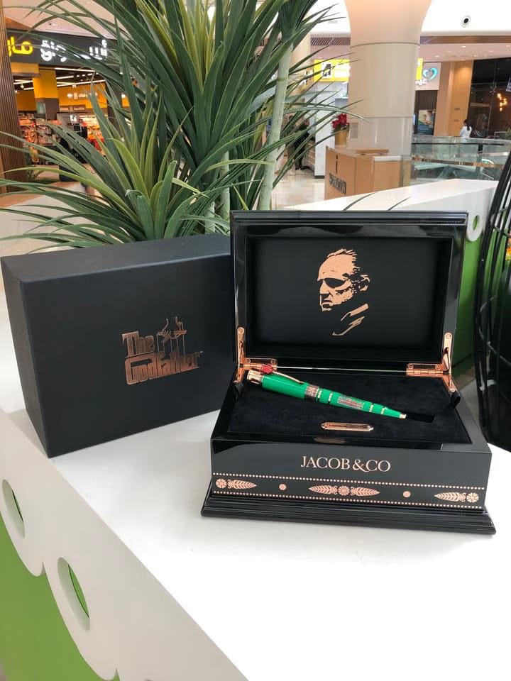 Jacob & Co.“The Godfather” Pen Green Limited Edition of 499 Pieces Full set 2024