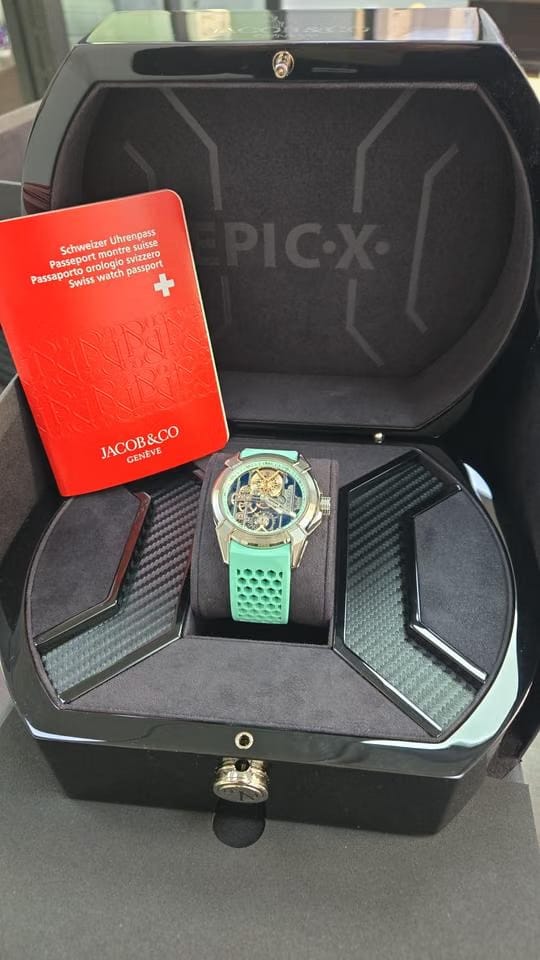 Jacob & Co.(5n Color Gears) Epic X Tiffany blue