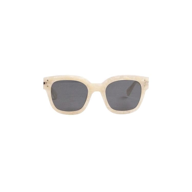 Amiri Aviator Logo Sunglasses Beige/Black
