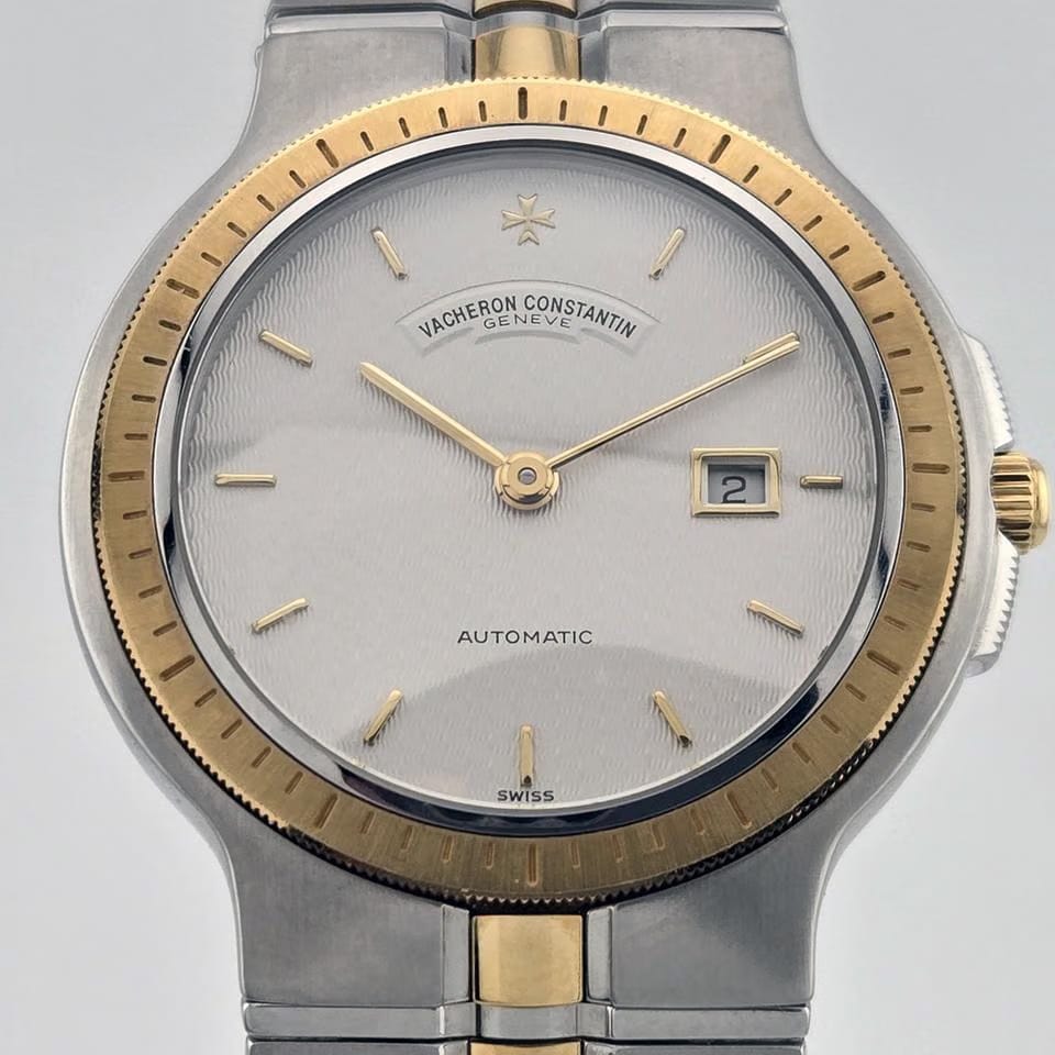 Vacheron Constantin Phidias Phidias / Orologio Unisex / Quadrante Bianco Guilloché / Cassa E Bracciale Acciaio E Oro Giallo Ref. 48020/967 M