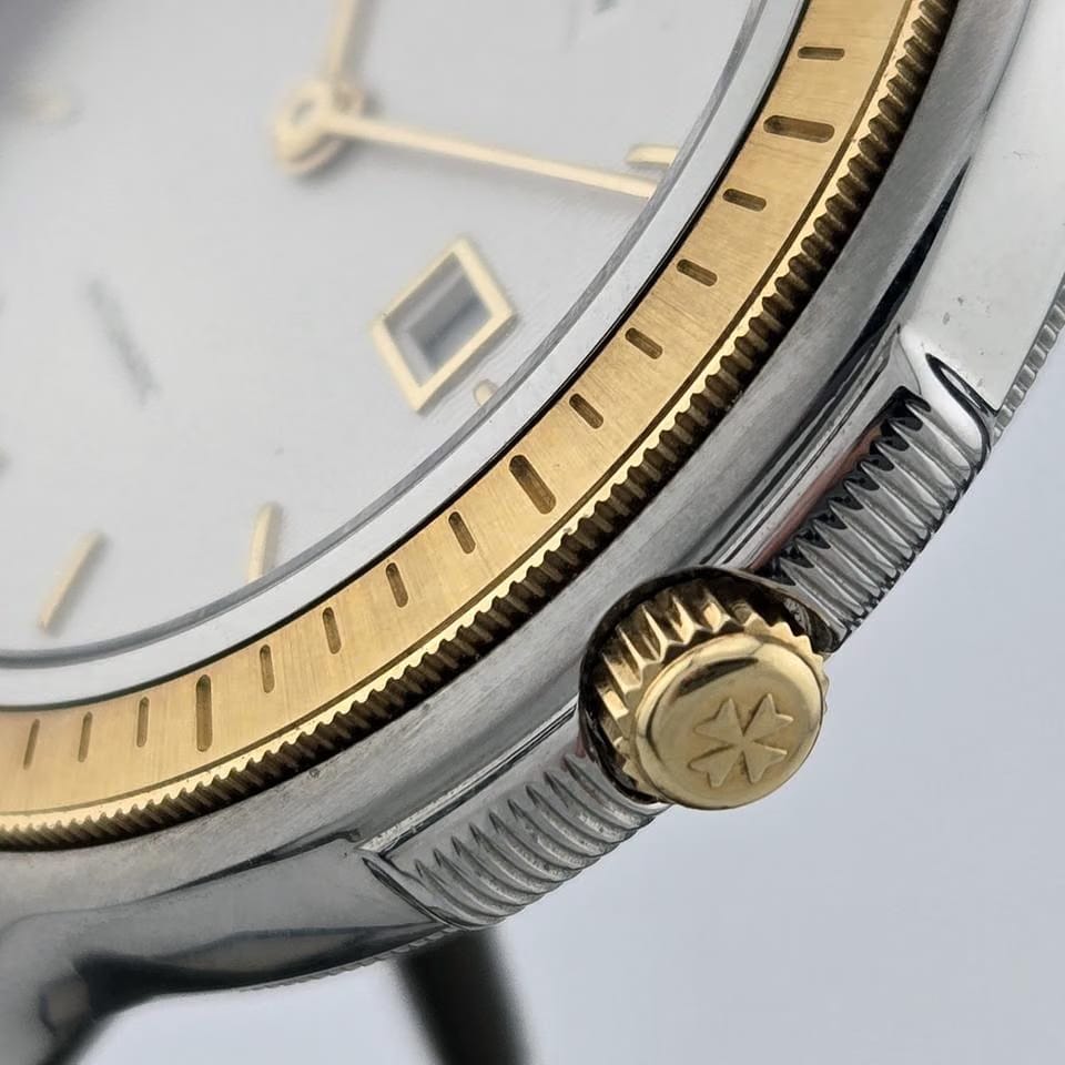 Vacheron Constantin Phidias Phidias / Orologio Unisex / Quadrante Bianco Guilloché / Cassa E Bracciale Acciaio E Oro Giallo Ref. 48020/967 M