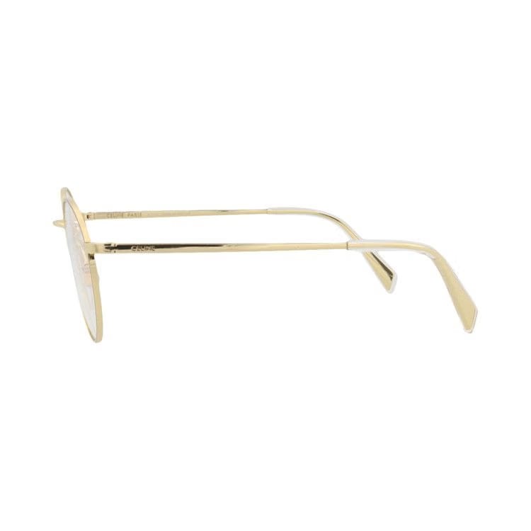 CELINE Round Optical Glasses Gold/Transparent