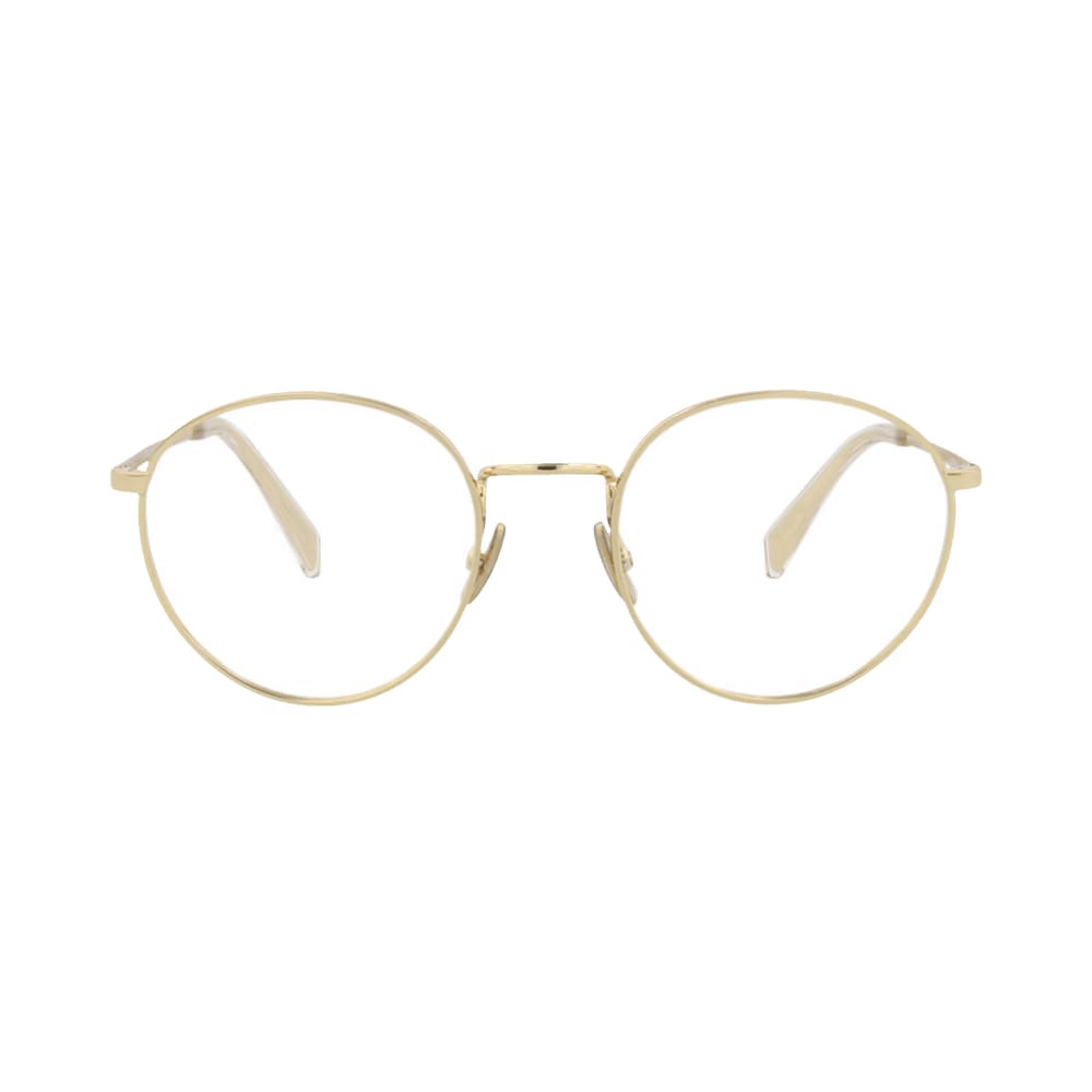 CELINE Round Optical Glasses Gold/Transparent