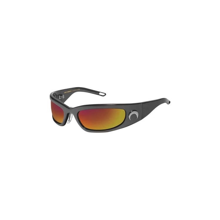 Marine Serre x Gentle Monster Curved Tinted Glasses Orange