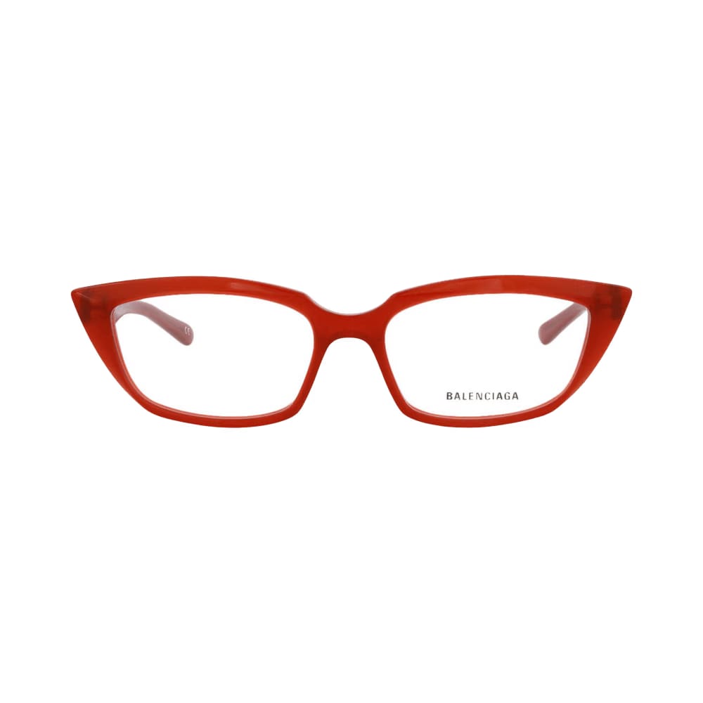 Balenciaga Cat Eye-Frame Acetate Optical Frames Red Transparent