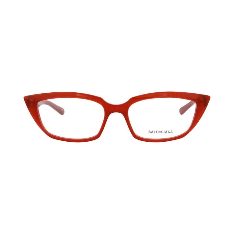 Balenciaga Cat Eye-Frame Acetate Optical Frames Red Transparent