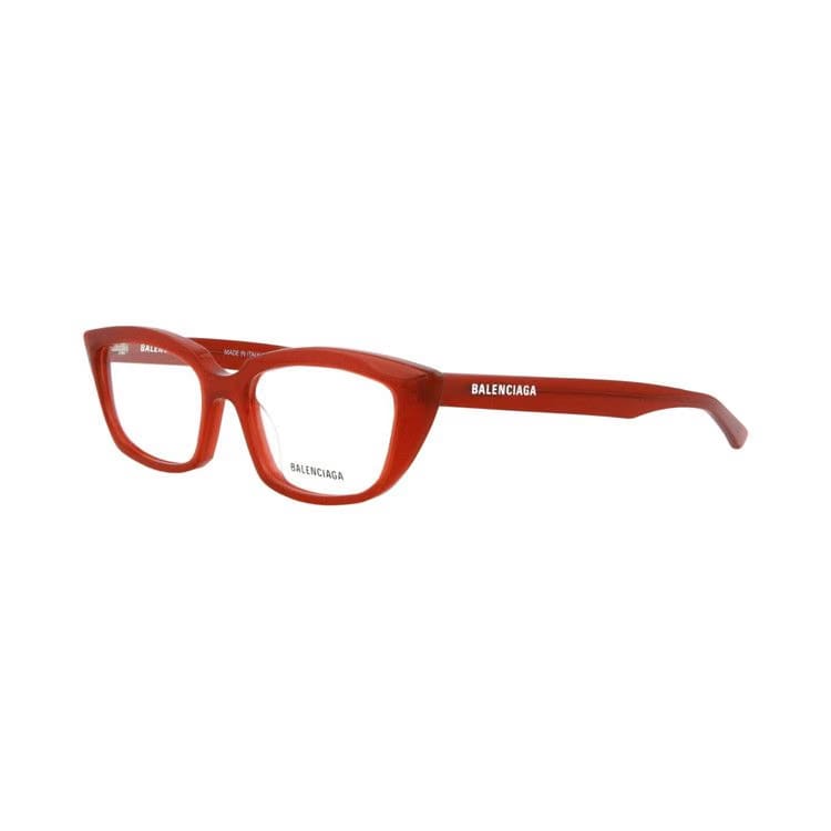 Balenciaga Cat Eye-Frame Acetate Optical Frames Red Transparent