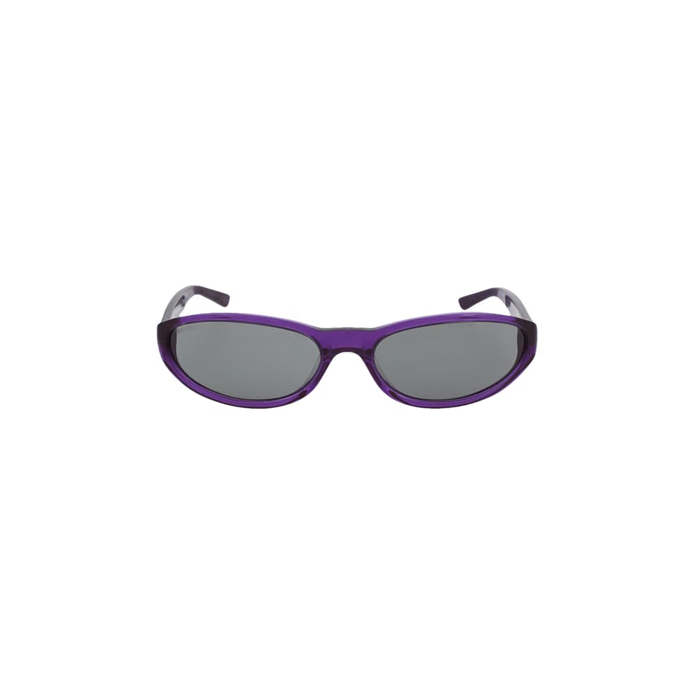 Balenciaga Round Frame Acetate Sunglasses Violet