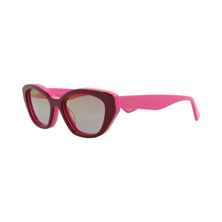 Gucci Cat Eye Sunglasses Burgundy/Fuchsia/Red