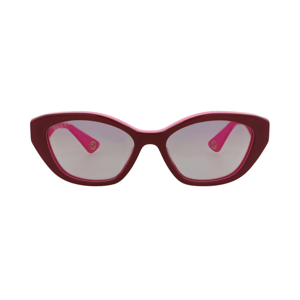 Gucci Cat Eye Sunglasses Burgundy/Fuchsia/Red