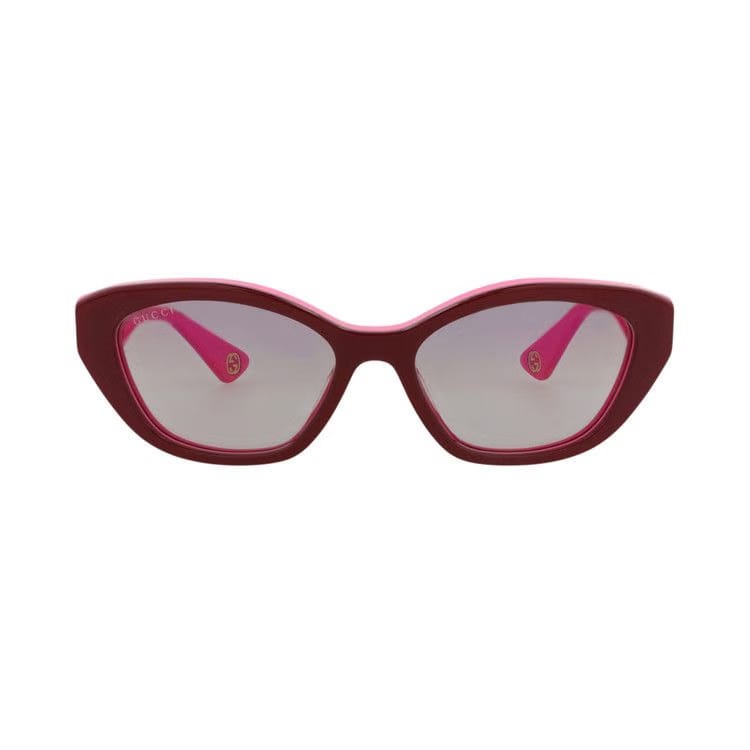 Gucci Cat Eye Sunglasses Burgundy/Fuchsia/Red