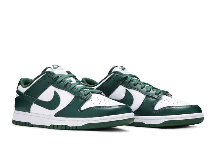 NIKE DUNK LOW SPARBrown GREEN - MICHIGAN STATE