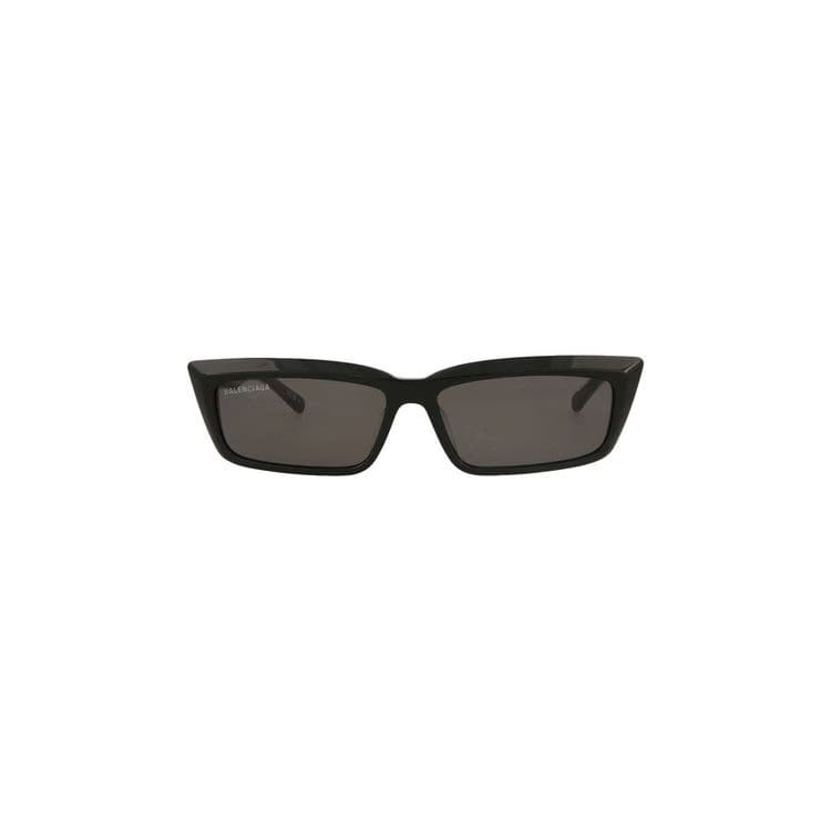 Balenciaga Rectangular Frame Sunglasses Black/Grey