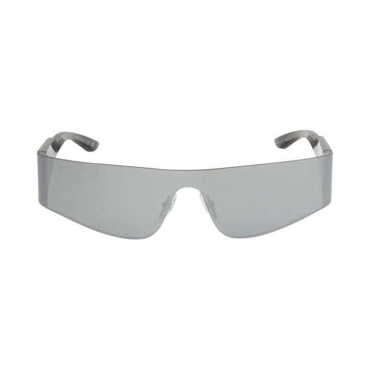 Balenciaga Mono Rectangle Sunglasses Silver