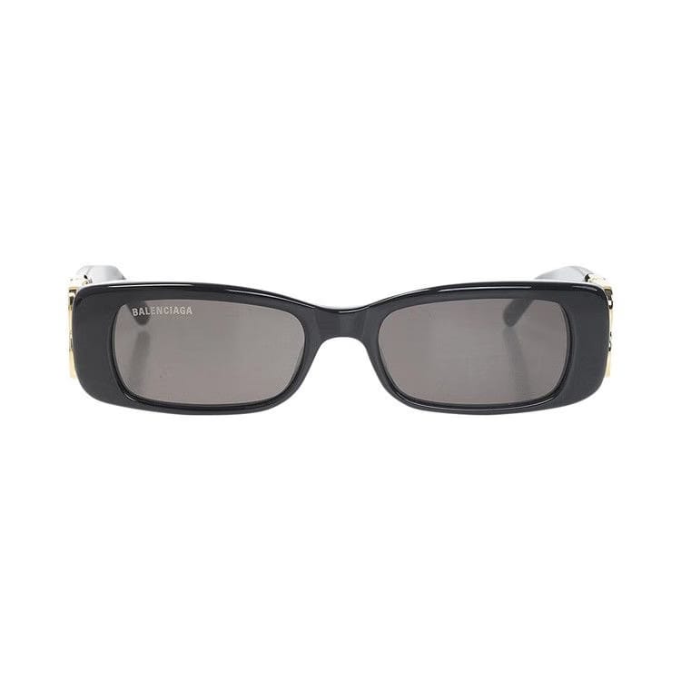 Balenciaga Dynasty Rectangle Sunglasses Black