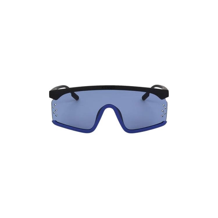 Kenzo Mirror Mask Sunglasses Black/Blue