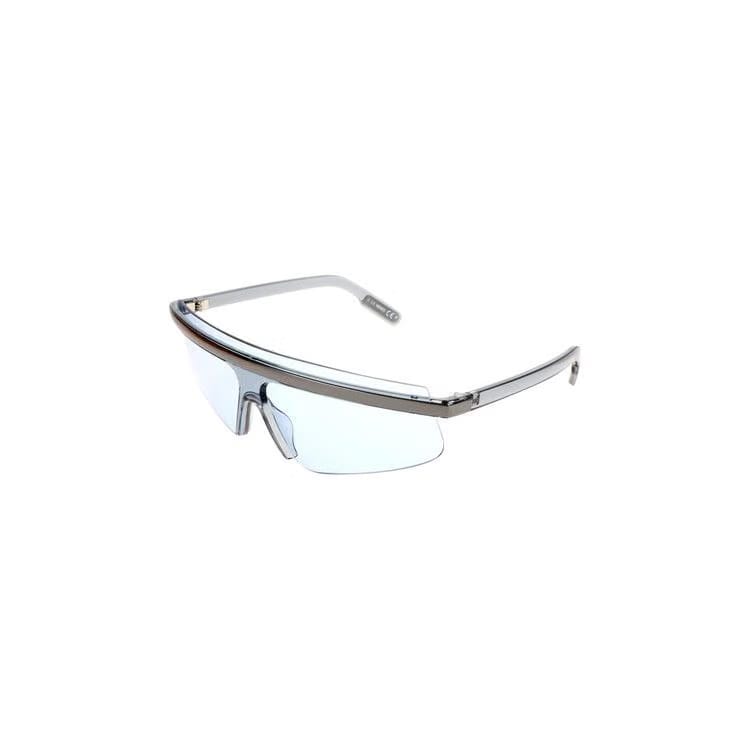 Kenzo Metallic Rim Visor Sunglasses Blue