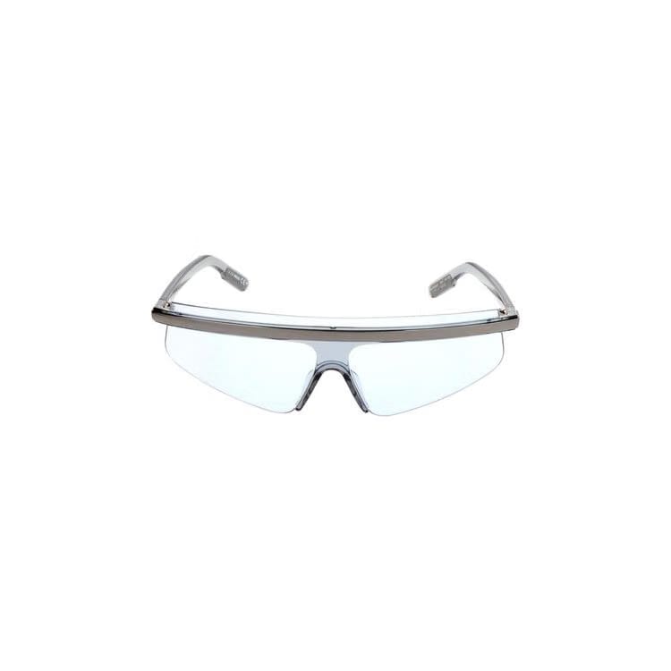 Kenzo Metallic Rim Visor Sunglasses Blue