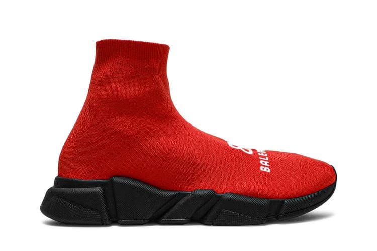 Balenciaga Recycled Speed Sneaker Red Black