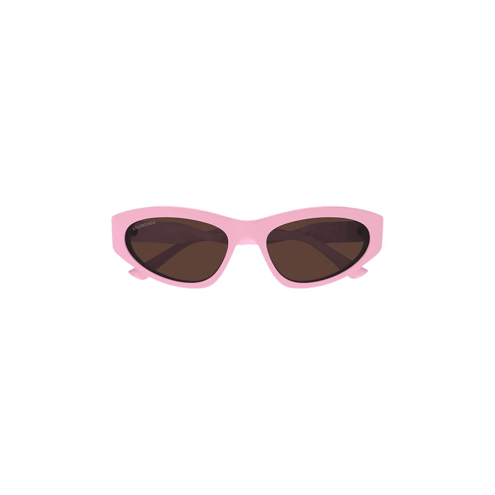 Balenciaga Cat Eye Sunglasses Pink/Brown