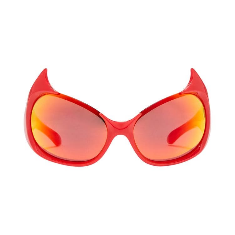 Balenciaga Gotham Cat Sunglasses Red