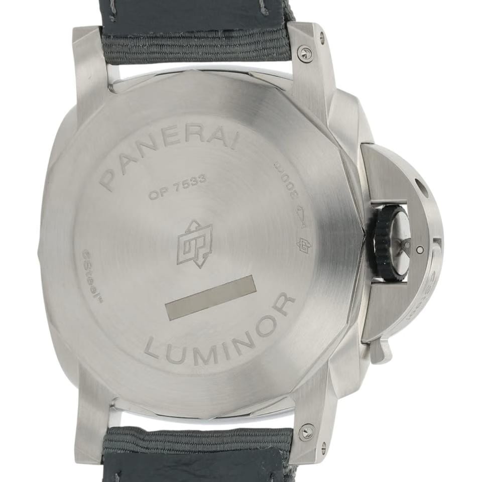 Panerai NEW Luminor Marina Steel Grey Dial 44mm Automatic Men’s Watch PAM01358