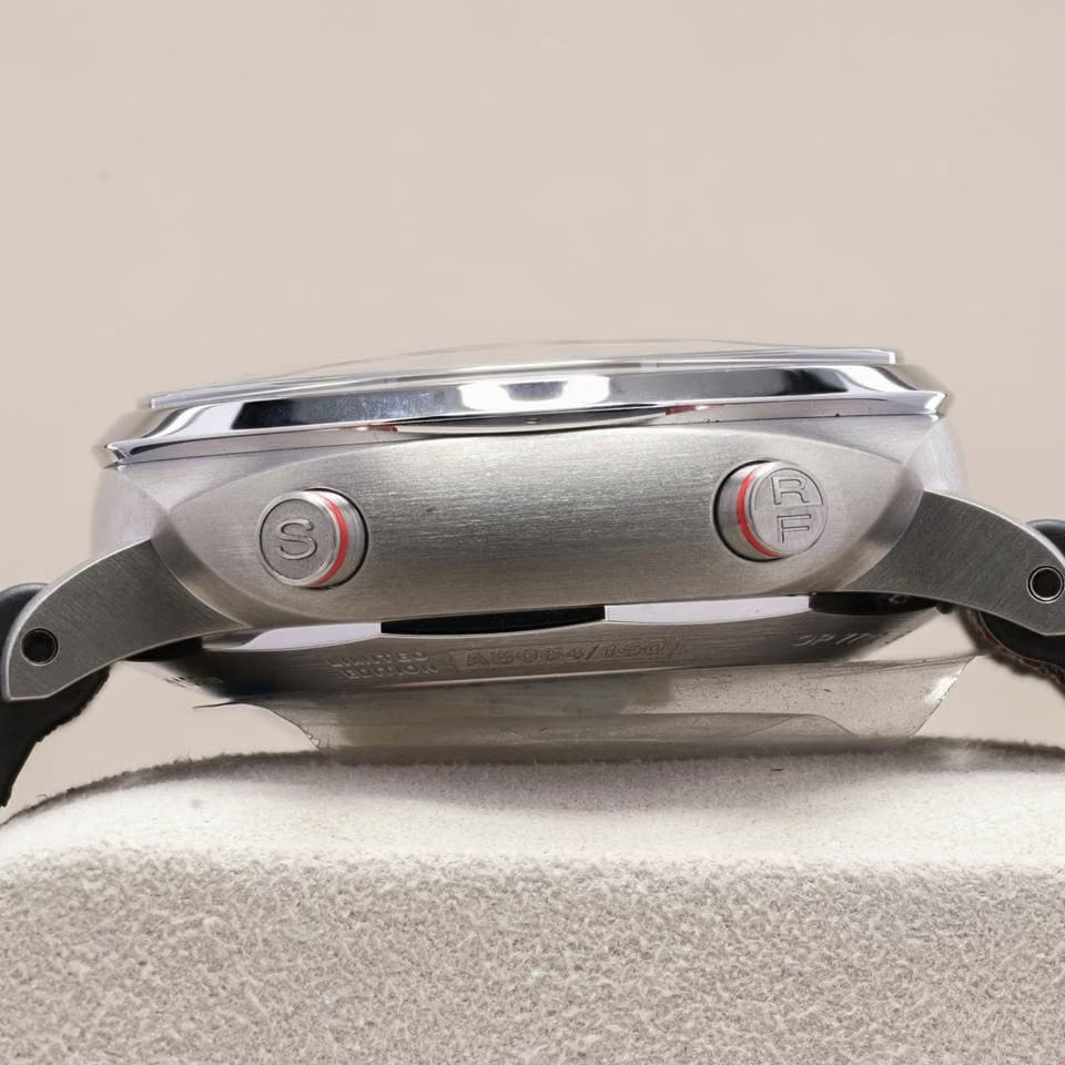 Panerai2025 Complete 44mm Titanium Grey Dial Blue/Red Accents Titanium Bezel Textile Strap PAM016