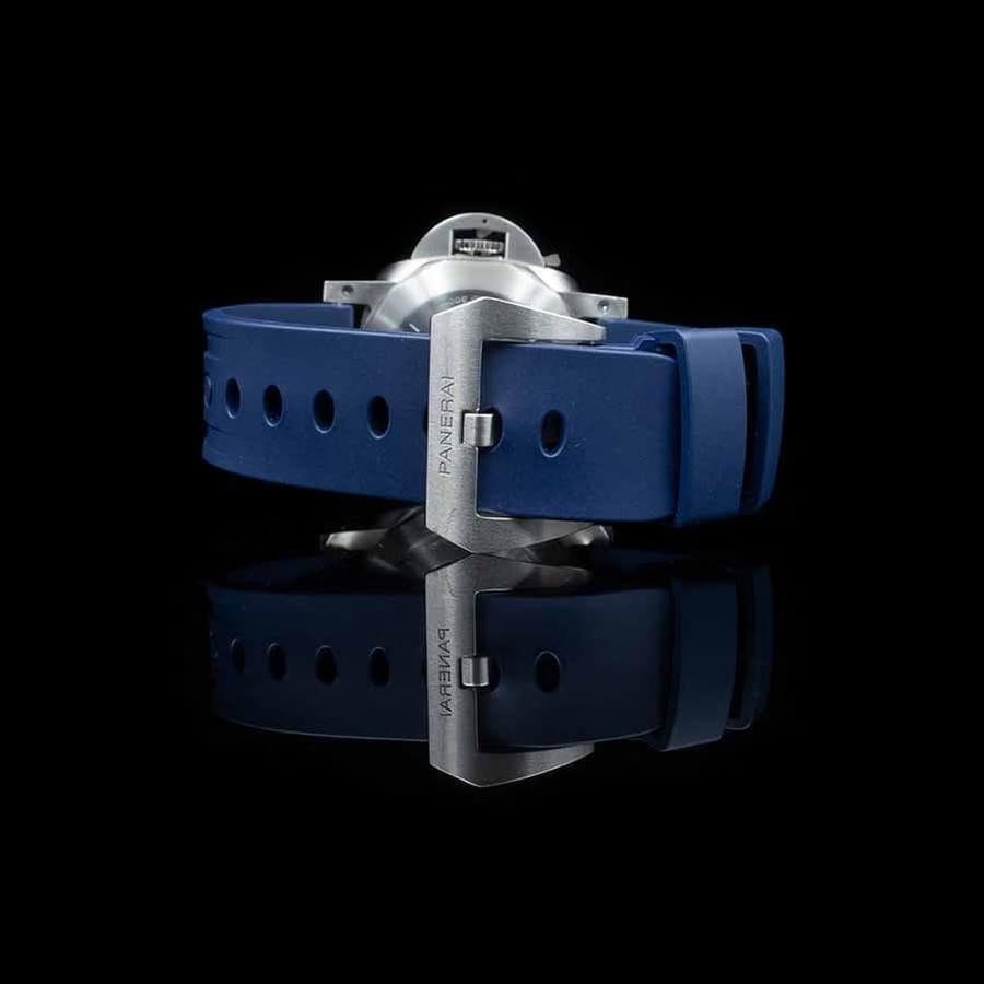 Panerai Luminor Marina PAM01313 (2026) UNWORN Auto. Blue Dial S/Steel Blue Leather 44mm