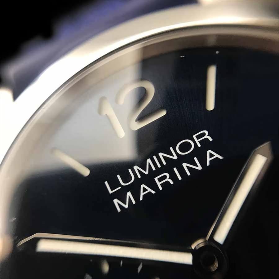 Panerai Luminor Marina PAM01313 (2026) UNWORN Auto. Blue Dial S/Steel Blue Leather 44mm