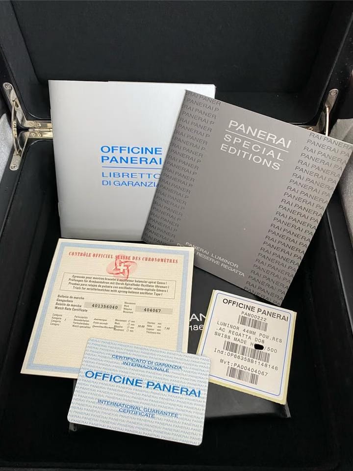 Panerai Luminor Power Reserve Regatta limited edition 2005
