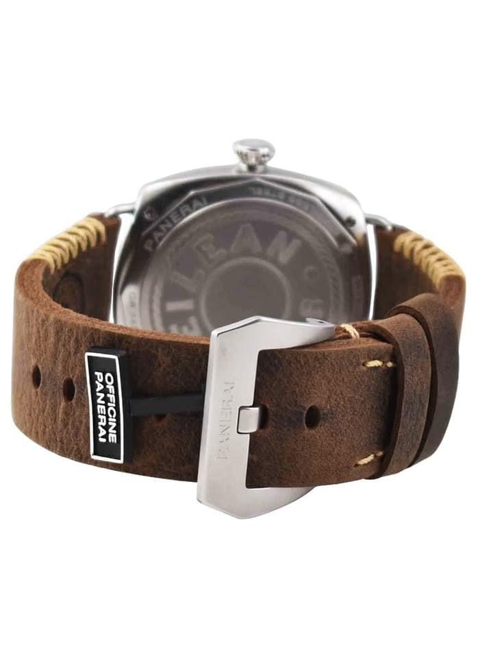 Panerai PAM 1243 Radiomir Eilean in Steel on Brown Calfskin Leather Strap with Brown Dial