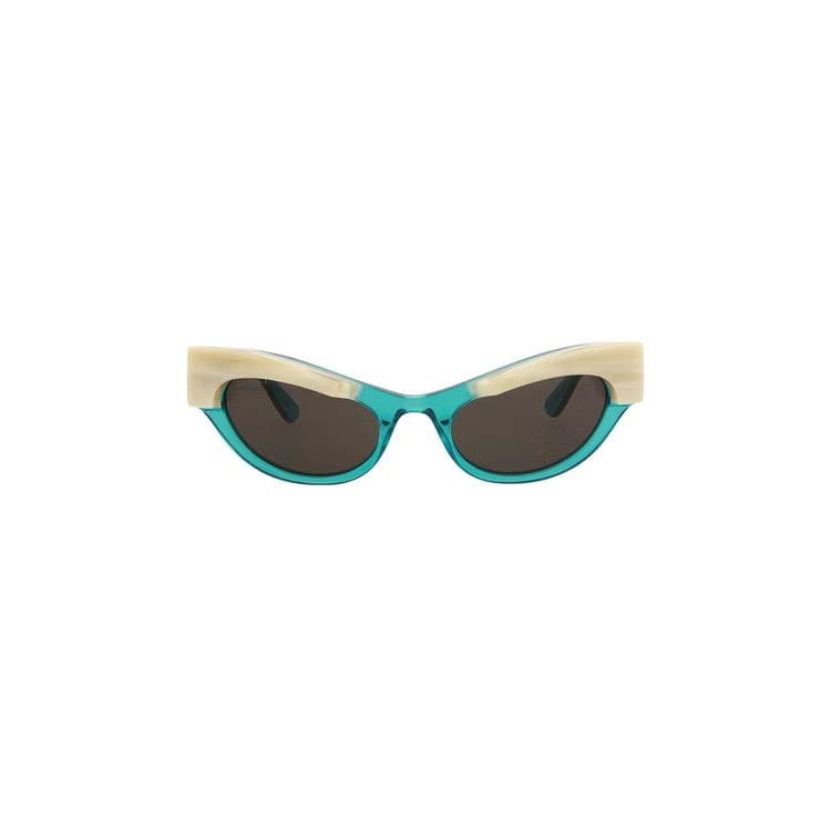 Gucci Cat Eye Frame Sunglasses Light Blue/Grey