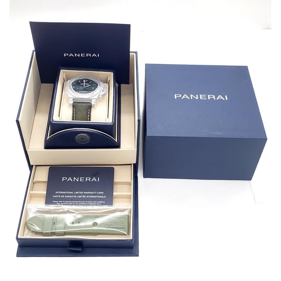 Panerai Luminor Marina Titanio 44 mm Green Dial PAM03325 Full set