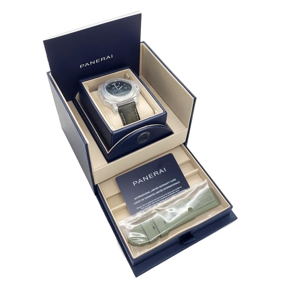 Panerai Luminor Marina Titanio 44 mm Green Dial PAM03325 Full set