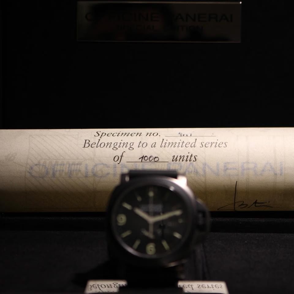 Panerai Luminor power reserve Special Edition PVD OP6783 NOS