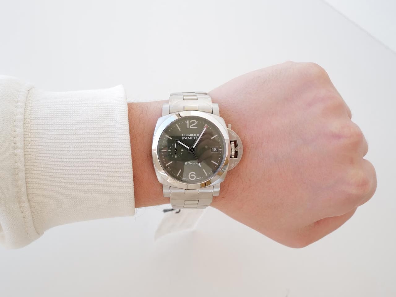 Panerai Luminor Quaranta Bitempo Green Dial 40