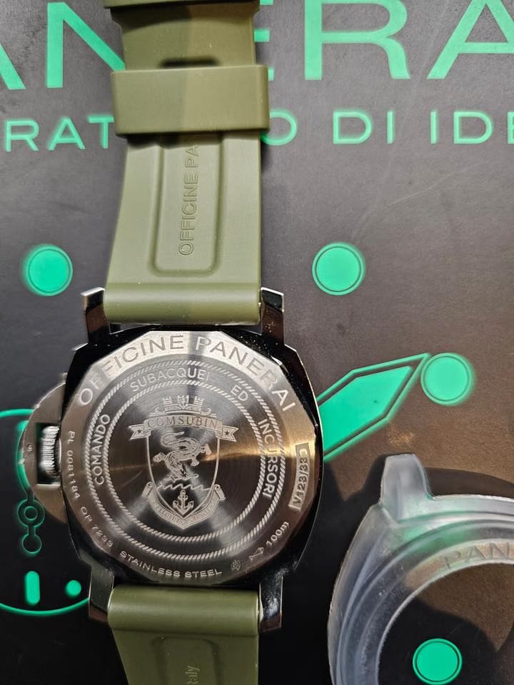 Panerai Luminor comsubin Ful set special Edition nuovo mai usato scatola e garanzia
