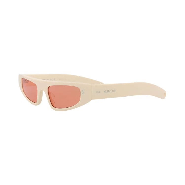 Gucci Cat Eye Sunglasses Ivory/Red