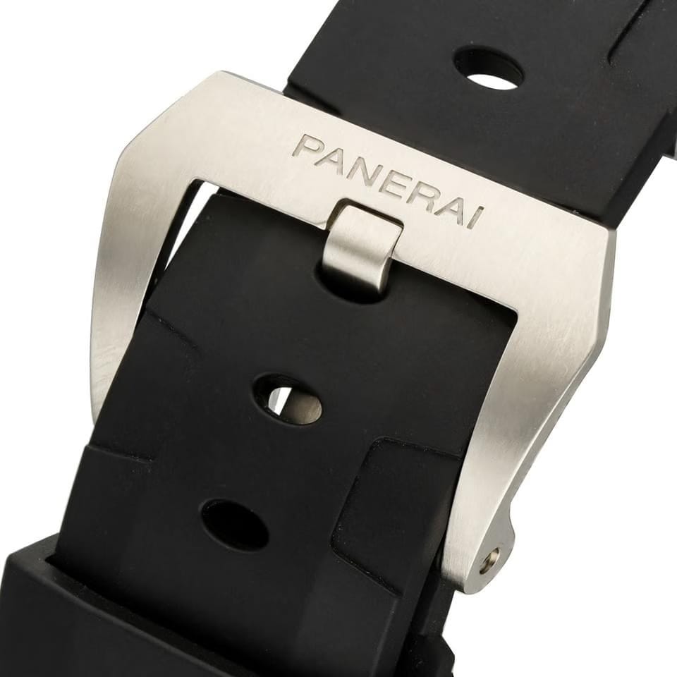 Panerai SUBMERSIBLE GMT NAVY SEALS PAM01323/OP7523 STEEL RUBBER BRACELET NEW 2024 FULL SET 44 MM