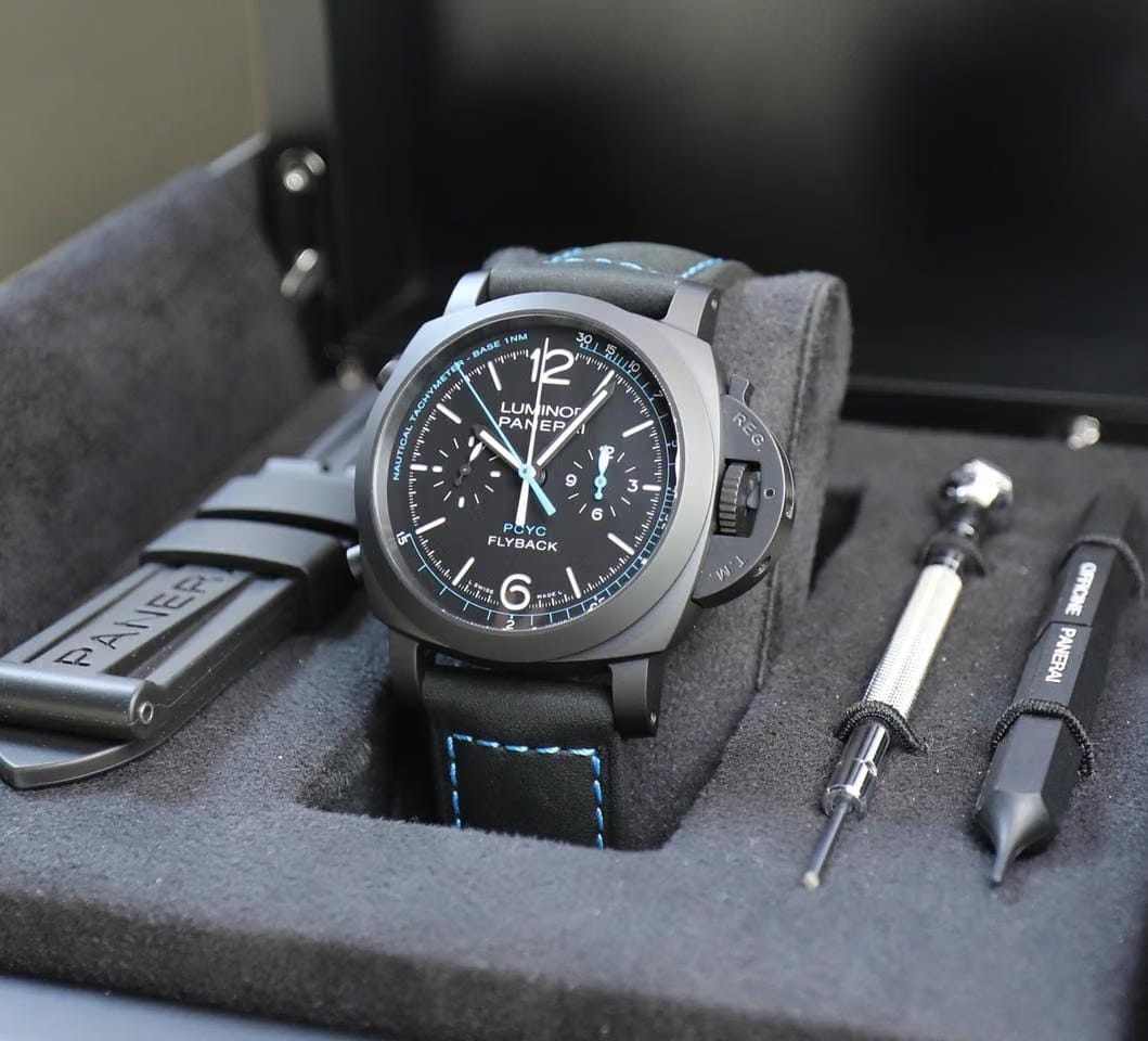 Panerai Luminor Yachts Challenge 44mm Flyback Chronograph Ceramic PAM 00788 New Full Set