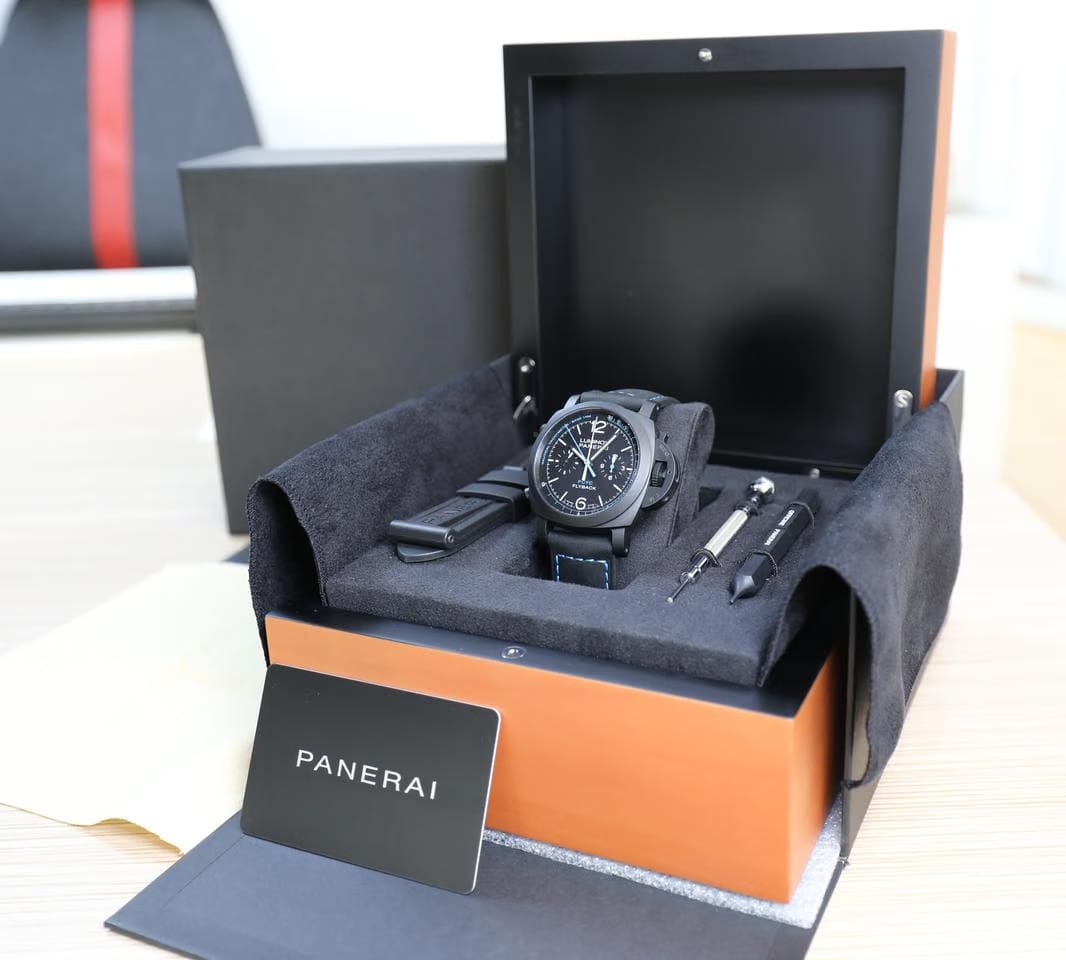 Panerai Luminor Yachts Challenge 44mm Flyback Chronograph Ceramic PAM 00788 New Full Set
