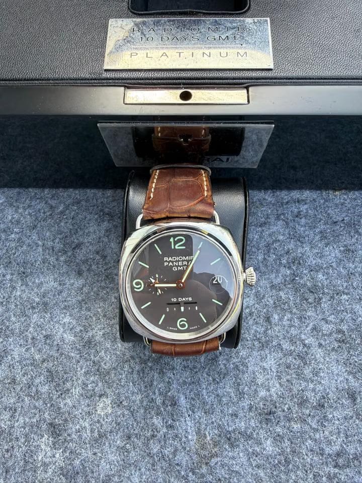 Panerai Radiomir 10 Days GMT Platinum Volledige set Limited Edition 50/50