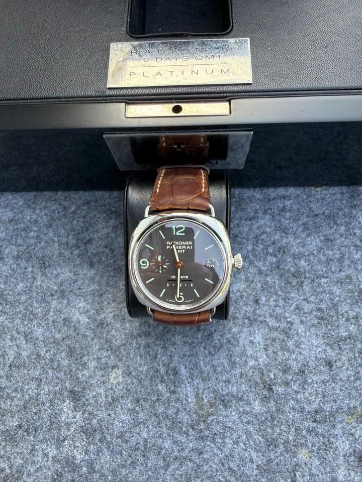 Panerai Radiomir 10 Days GMT Platinum Volledige set Limited Edition 50/50